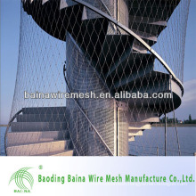 stainless steel cable mesh for stair protection